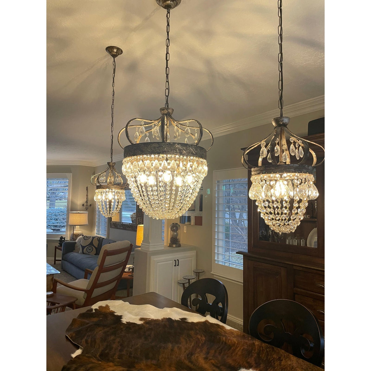 Abella Tear Drop Chandelier