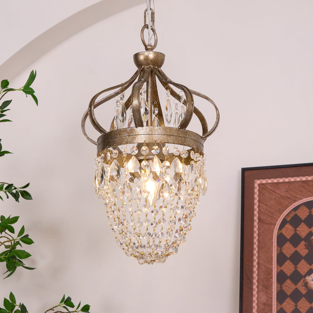 Abella Tear Drop Chandelier