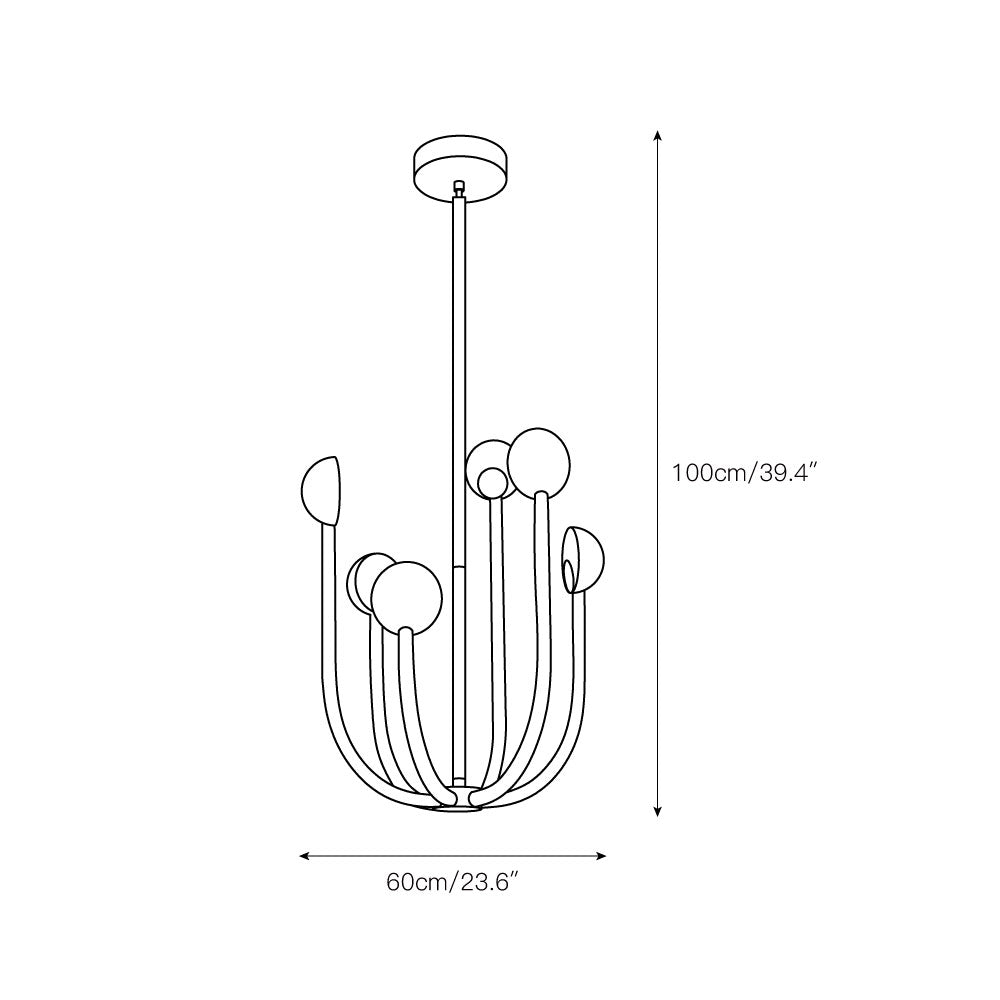 Foundry Chandelier - view 3