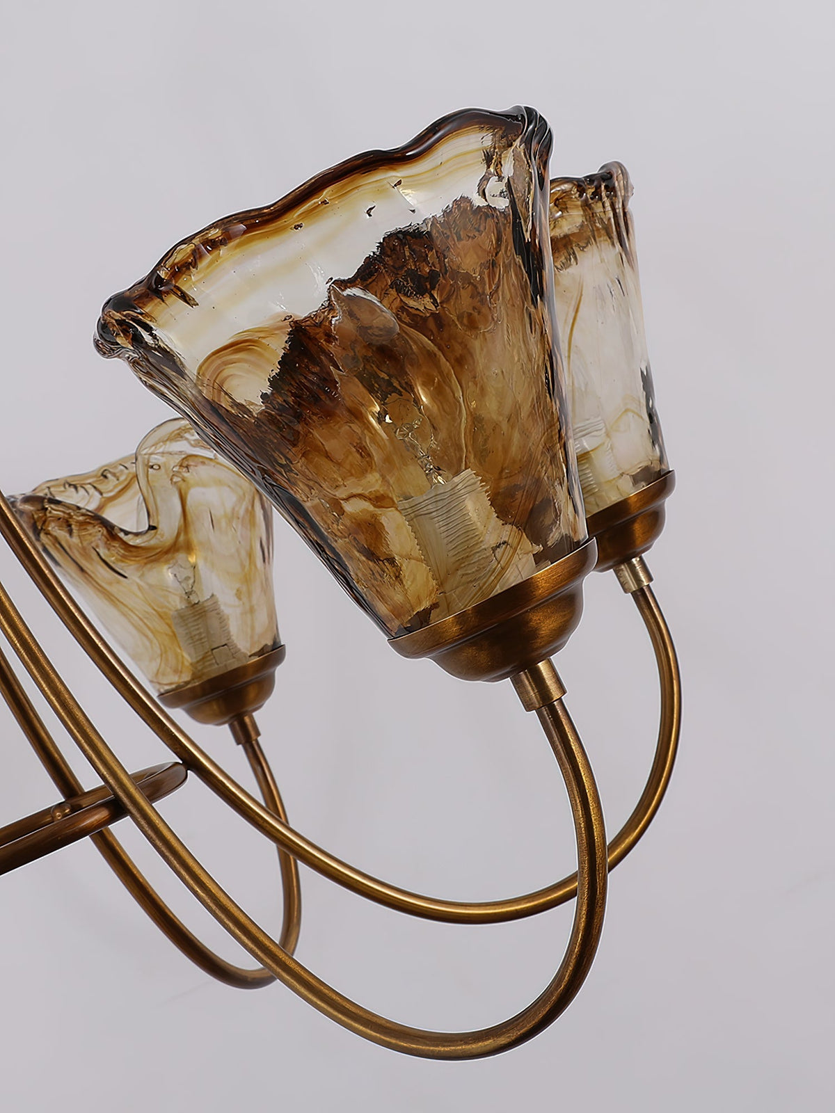 Franklin Amber Chandelier - view 14