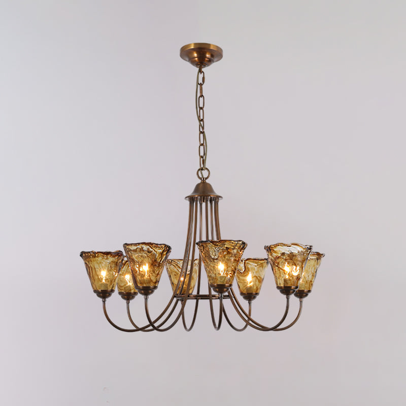 Franklin Amber Chandelier - view 17