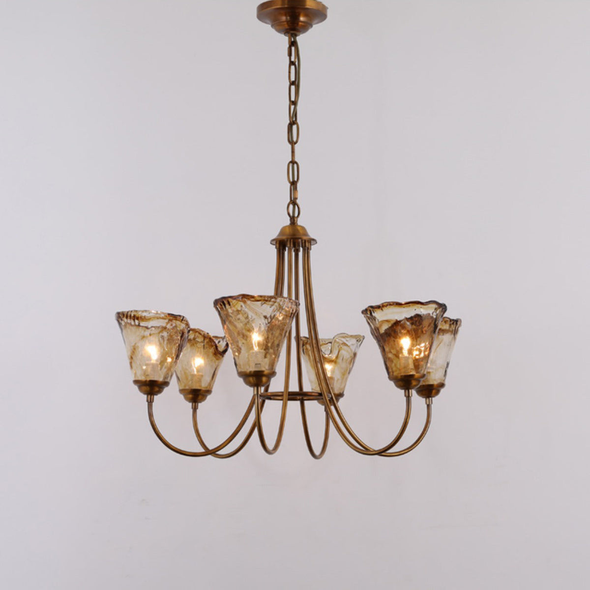 Franklin Amber Chandelier - view 16