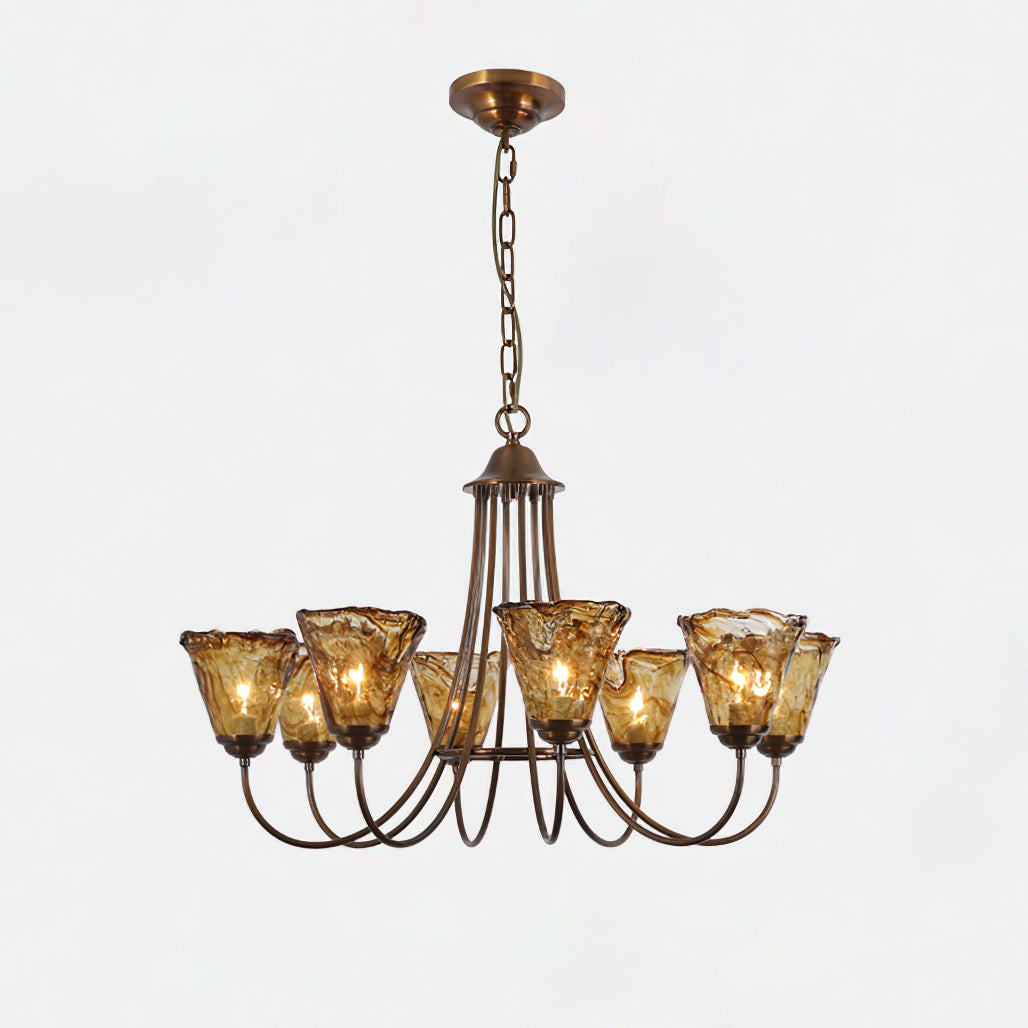 Franklin Amber Chandelier - view 18