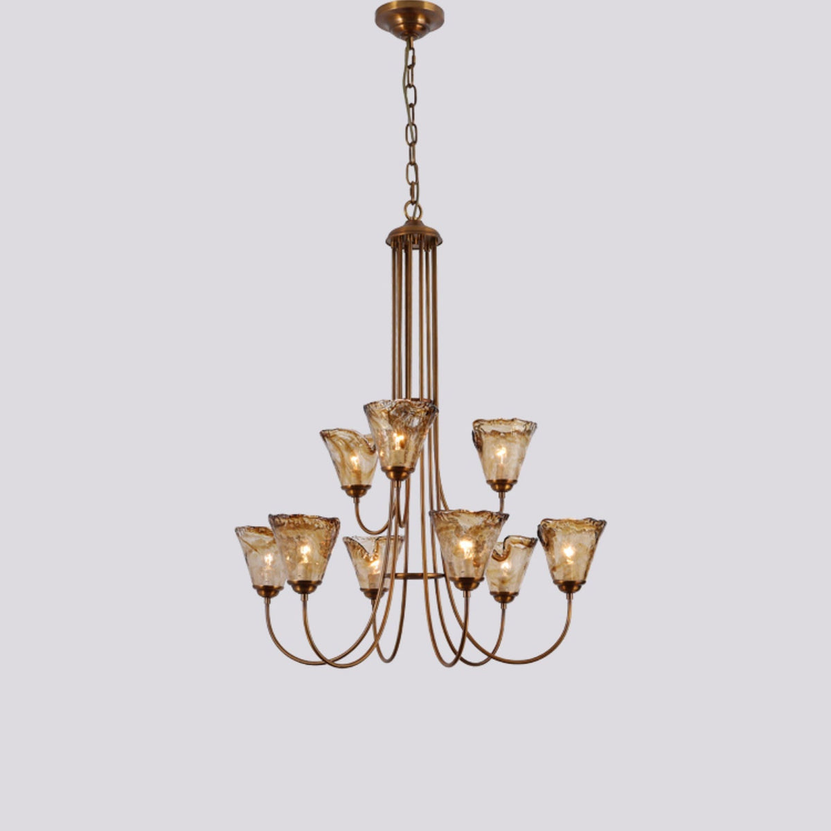 Franklin Amber Chandelier - view 19