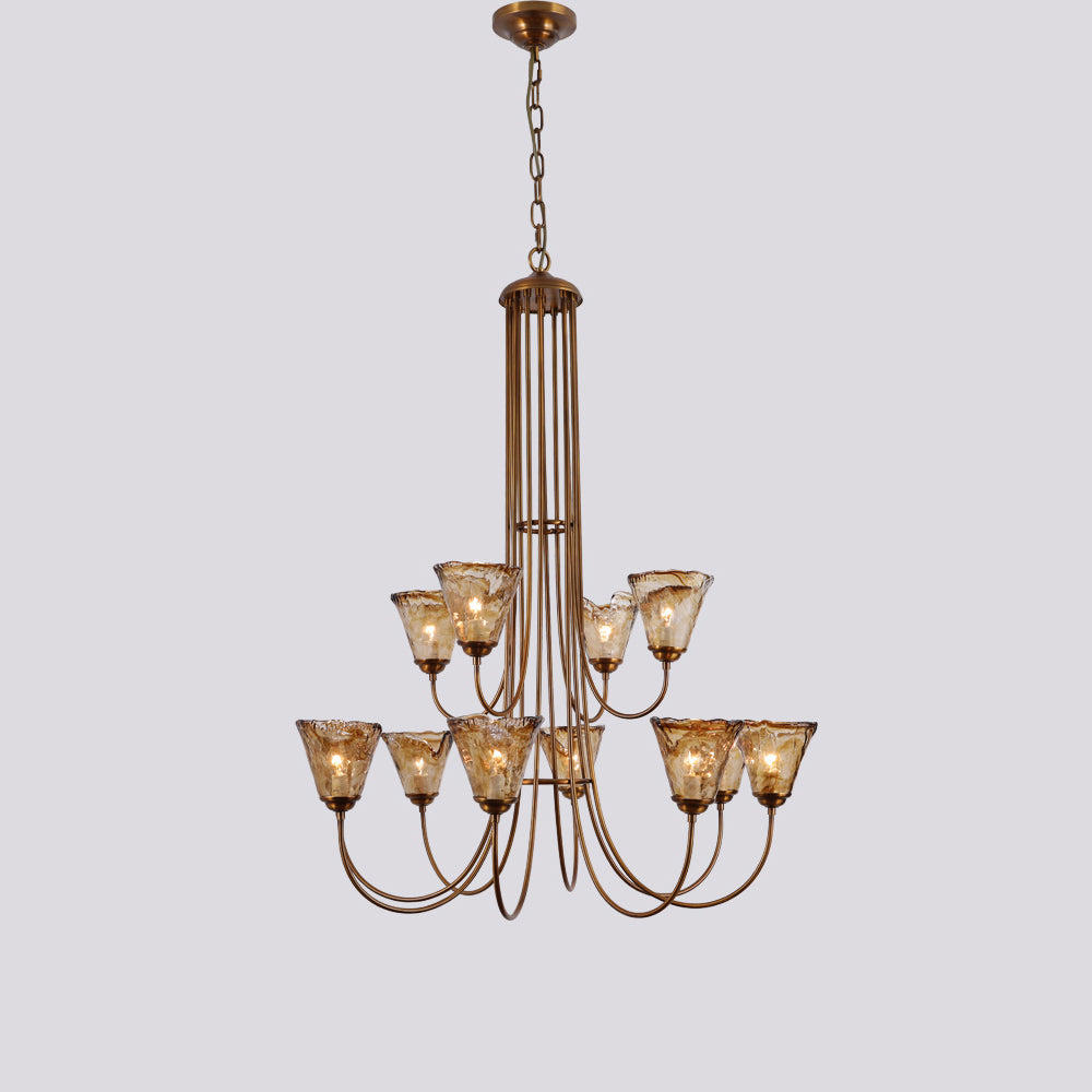 Franklin Amber Chandelier - view 21