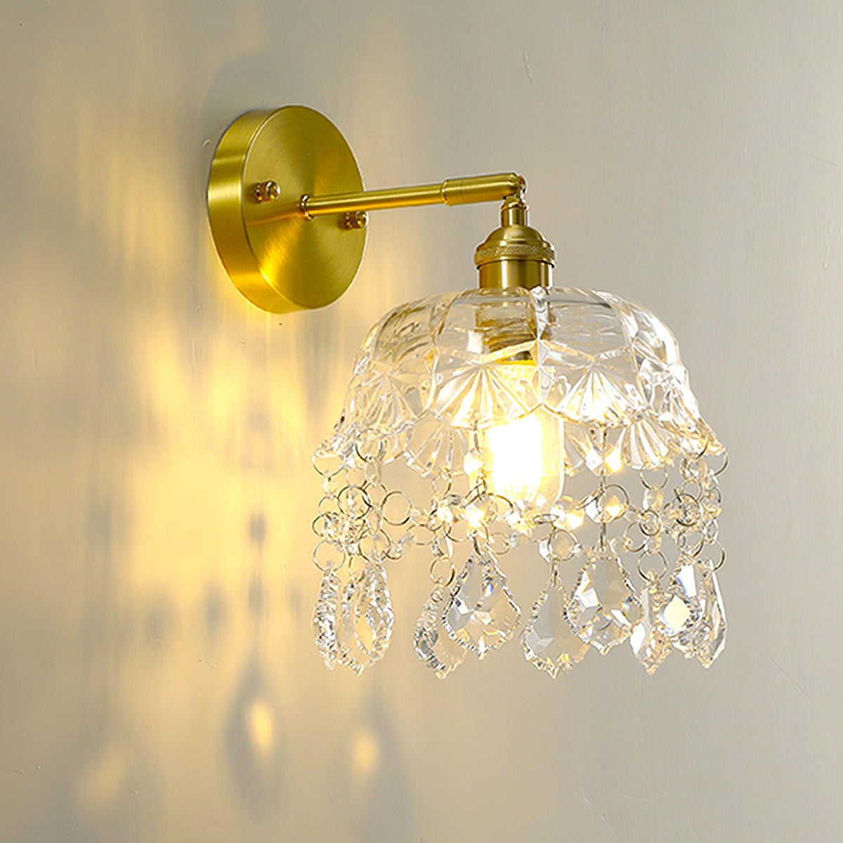 French Crystal Tassel Wall Light - view 5