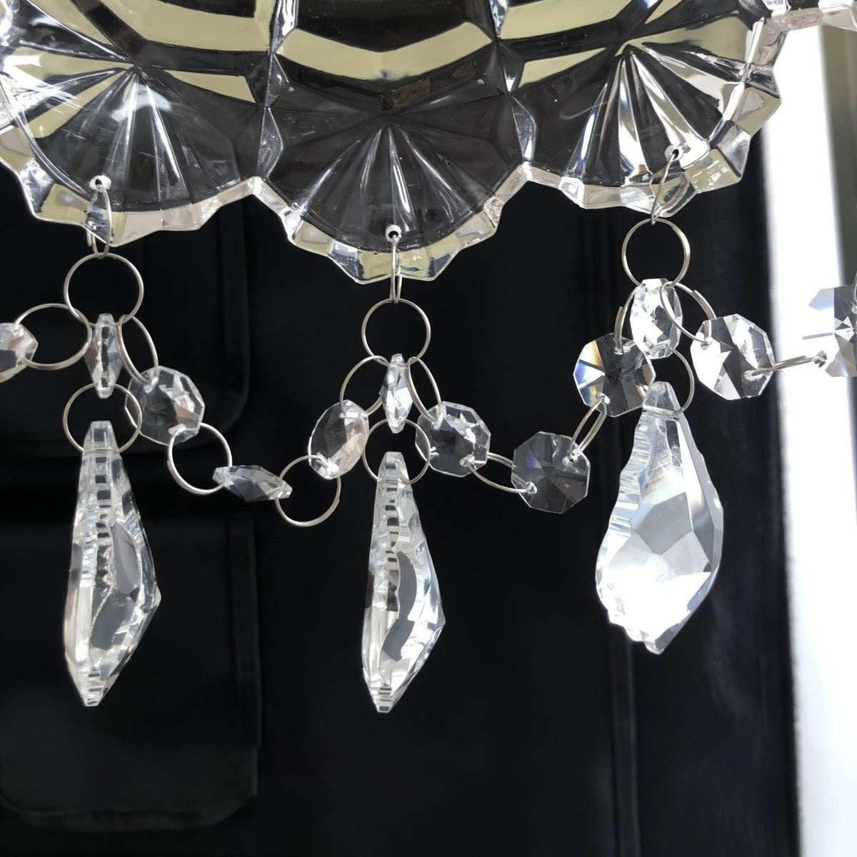 French Crystal Tassel Wall Light - view 9