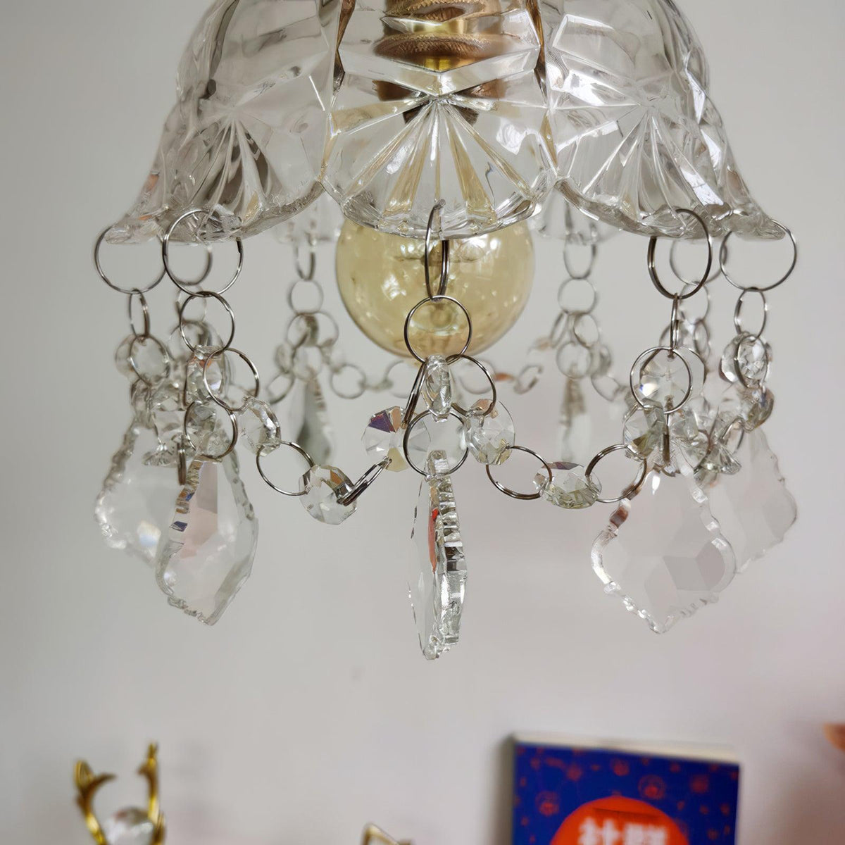French Crystal Tassel Wall Light - view 10