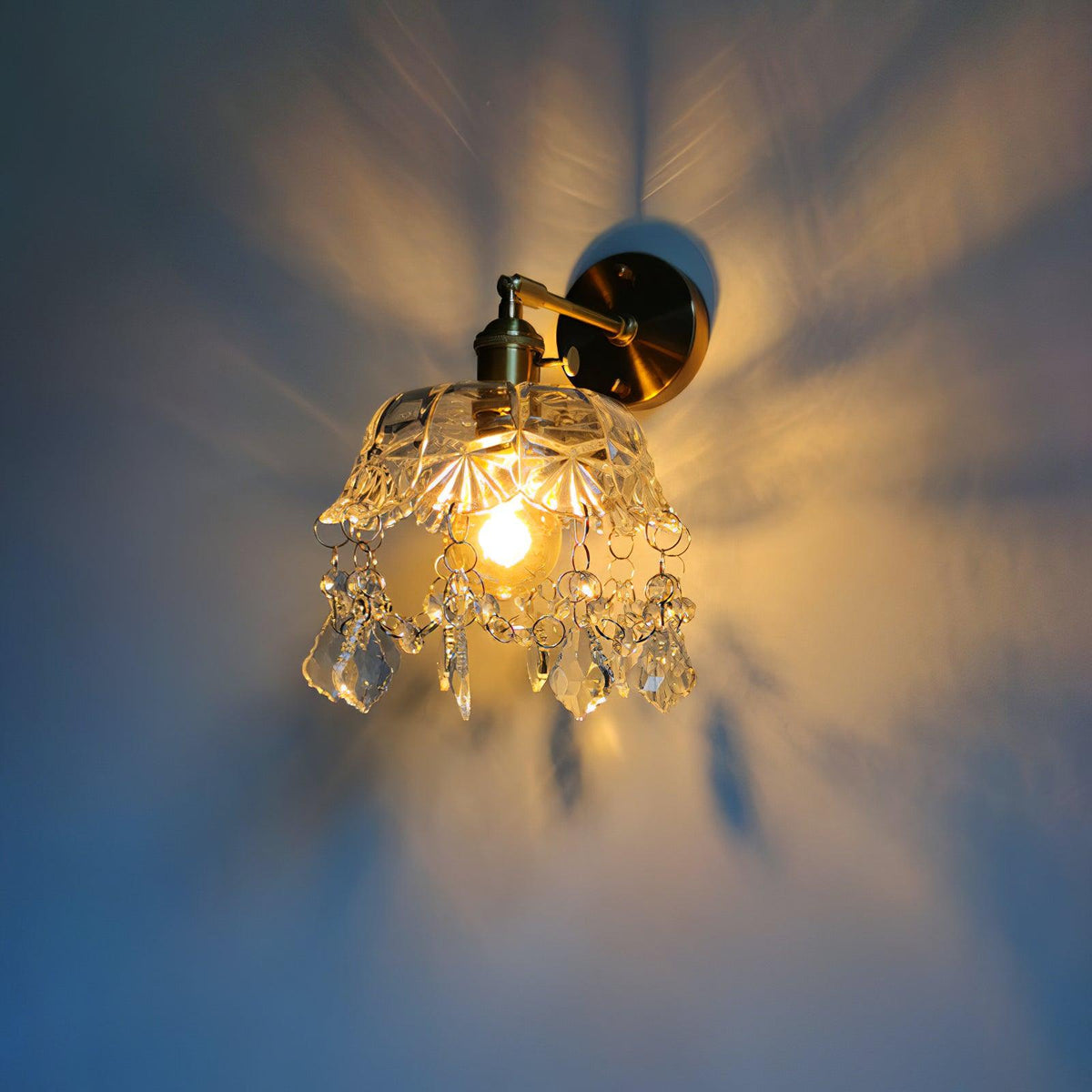 French Crystal Tassel Wall Light - view 11