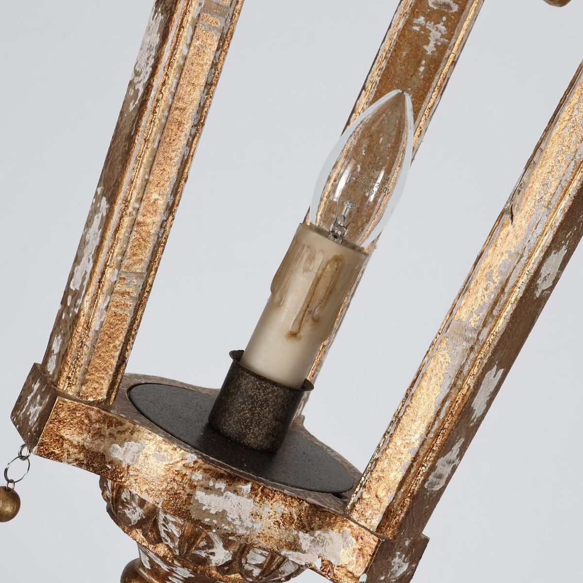 French Woodcarving Lantern Pendant Lamp