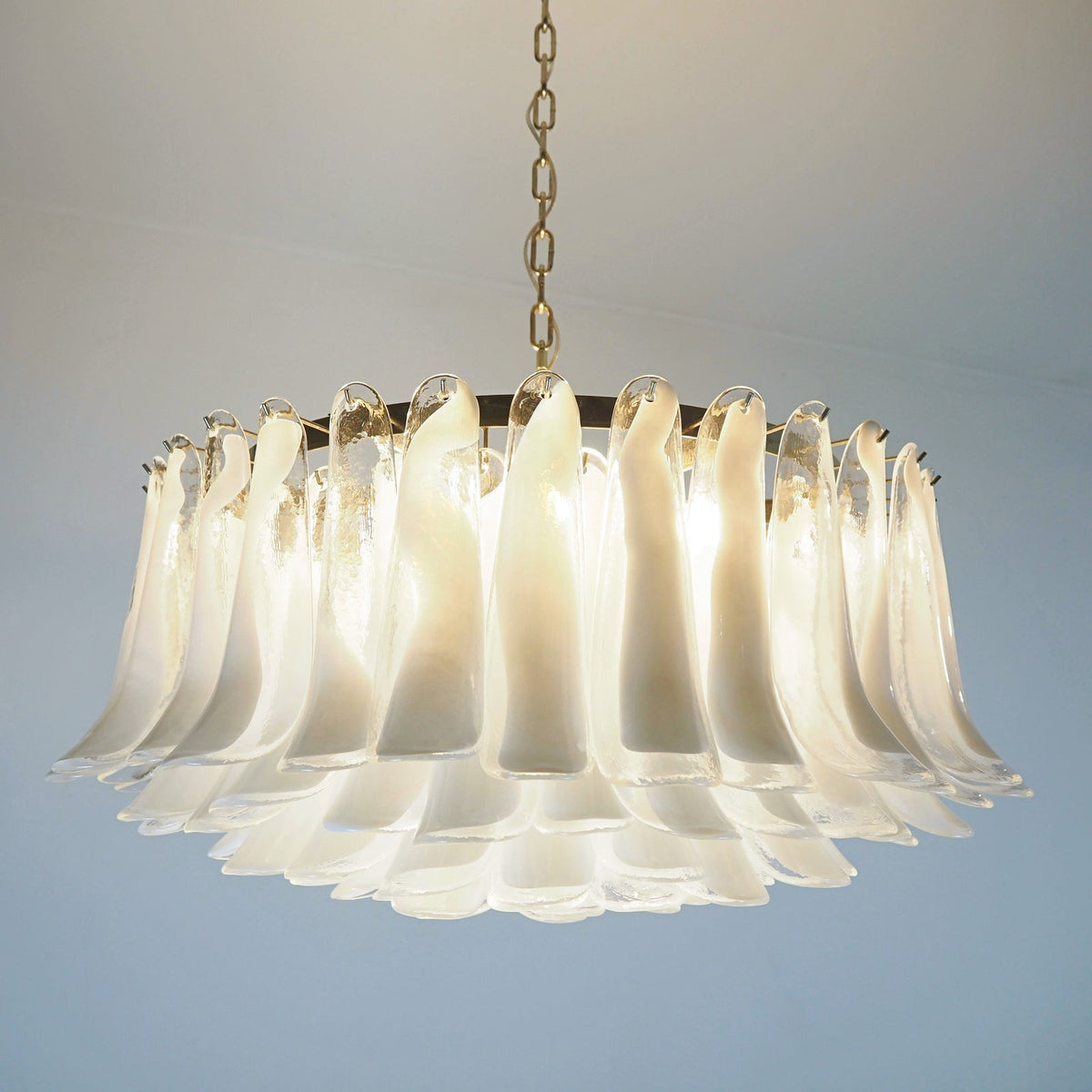 Petals White Murano Chandelier - view 2