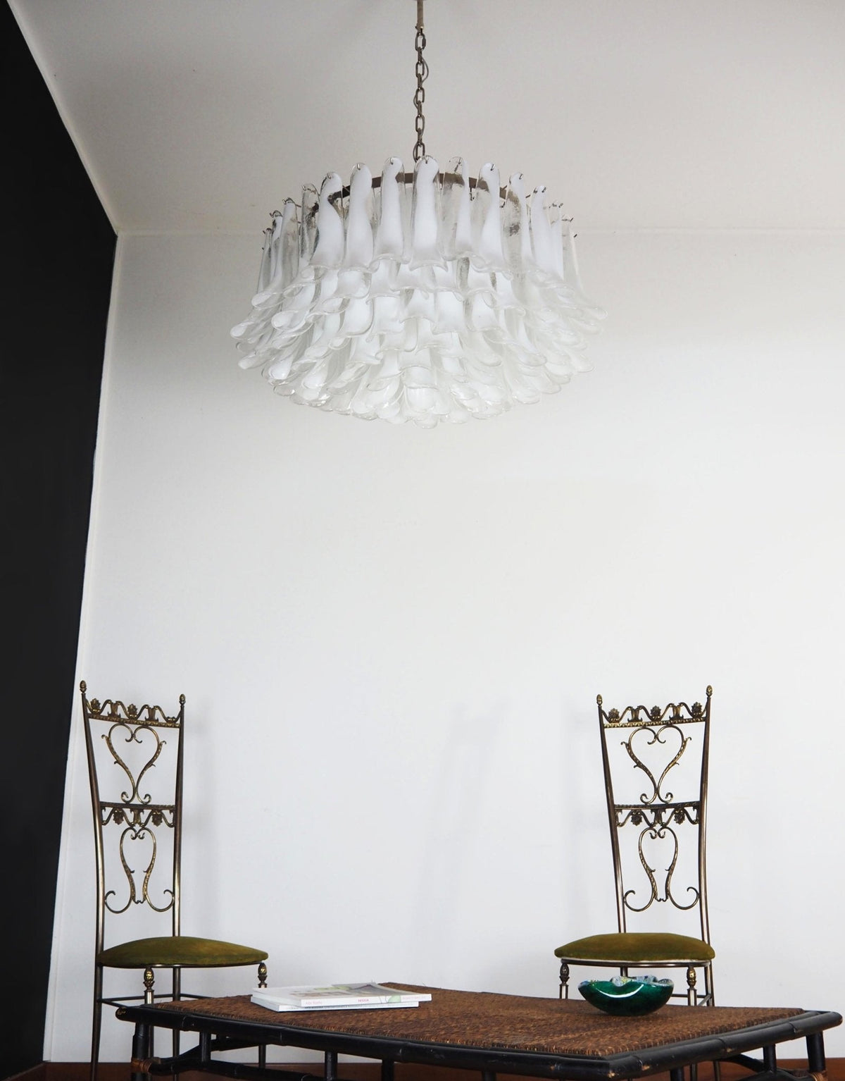 Petals White Murano Chandelier - view 8