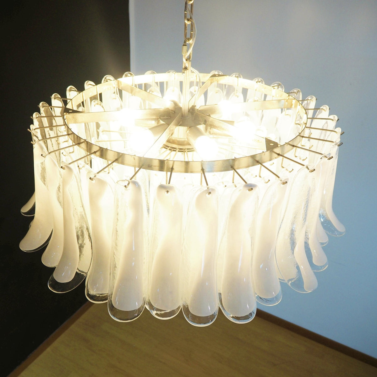Petals White Murano Chandelier - view 13