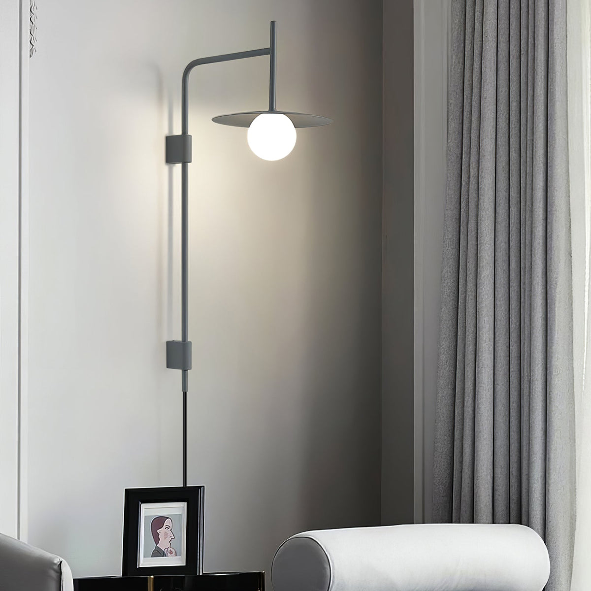 Gea Swing Arm Wall Lamp - view 7