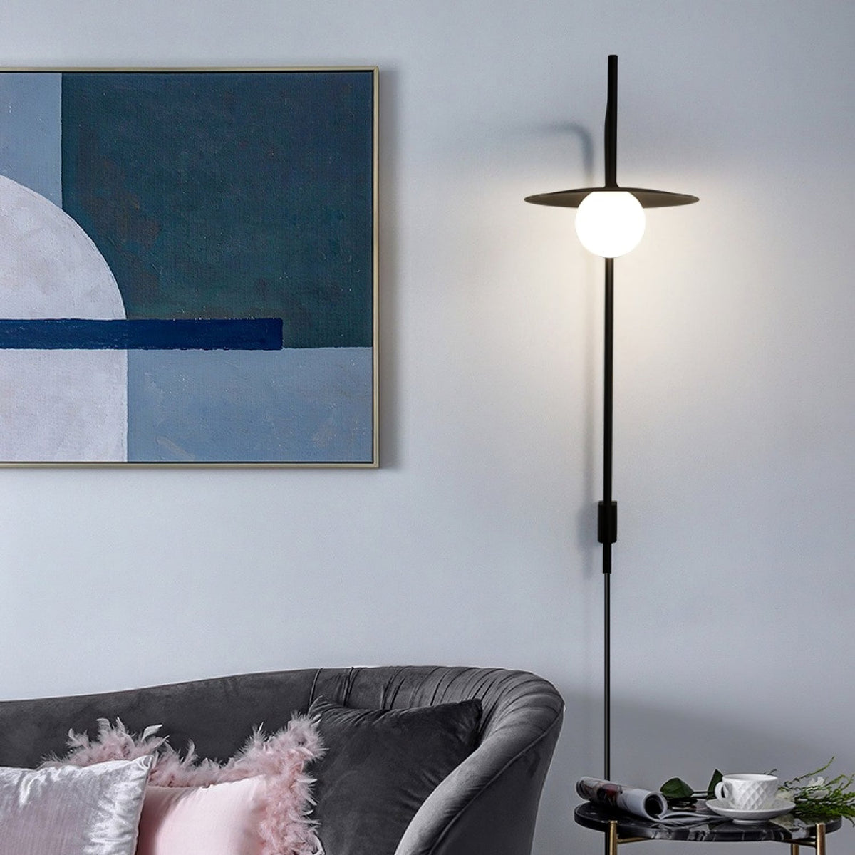 Gea Swing Arm Wall Lamp - view 6