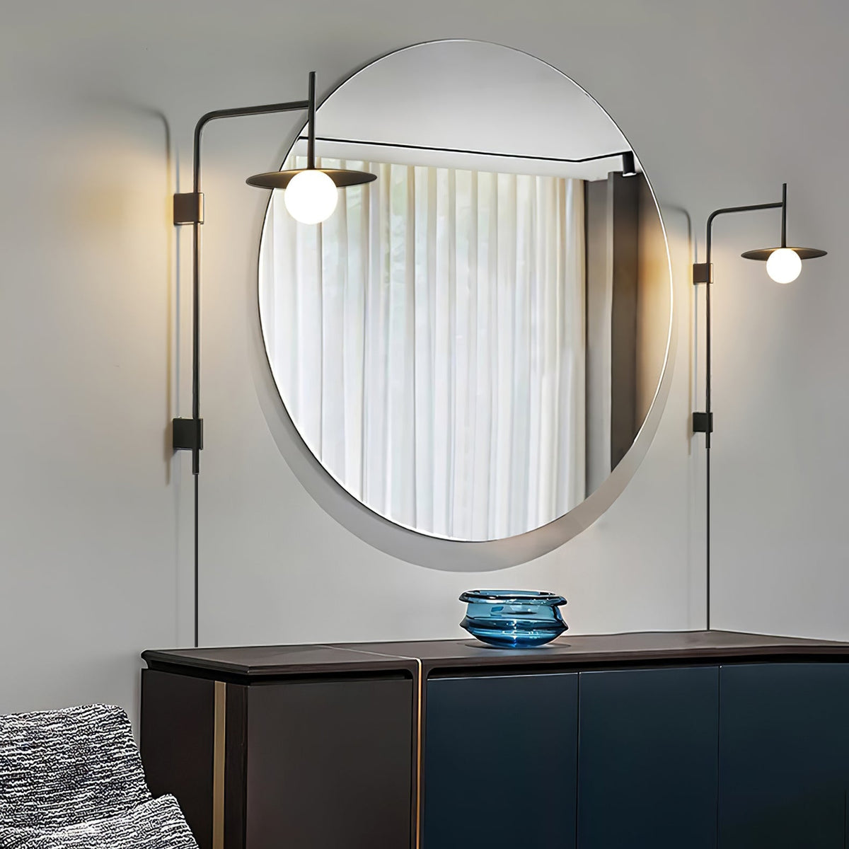 Gea Swing Arm Wall Lamp - view 8