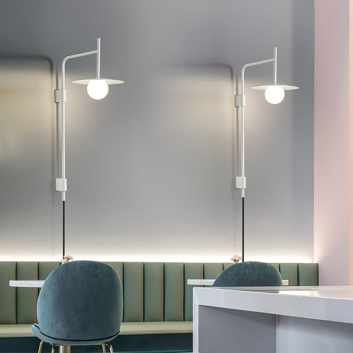 Gea Swing Arm Wall Lamp - view 11