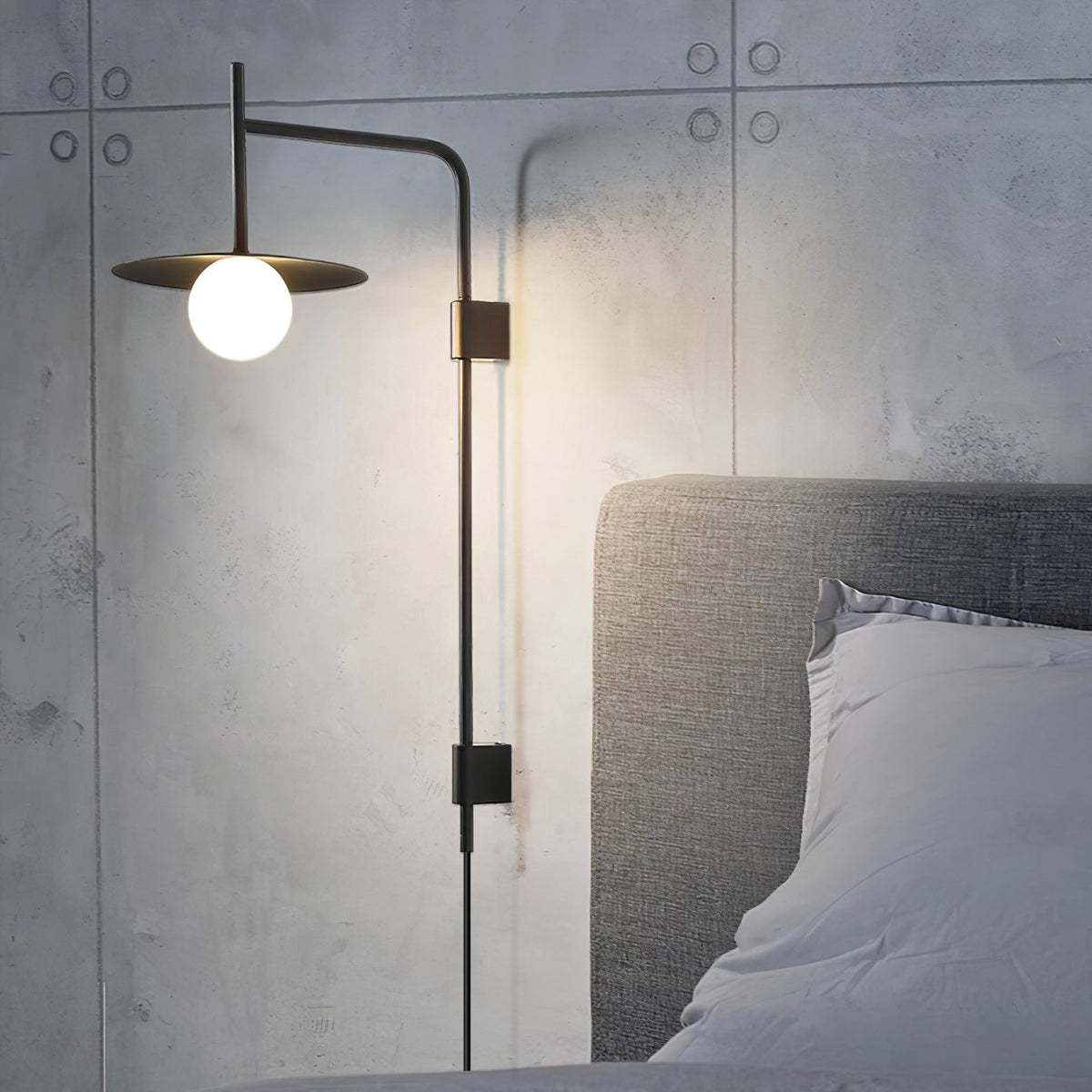 Gea Swing Arm Wall Lamp - view 3