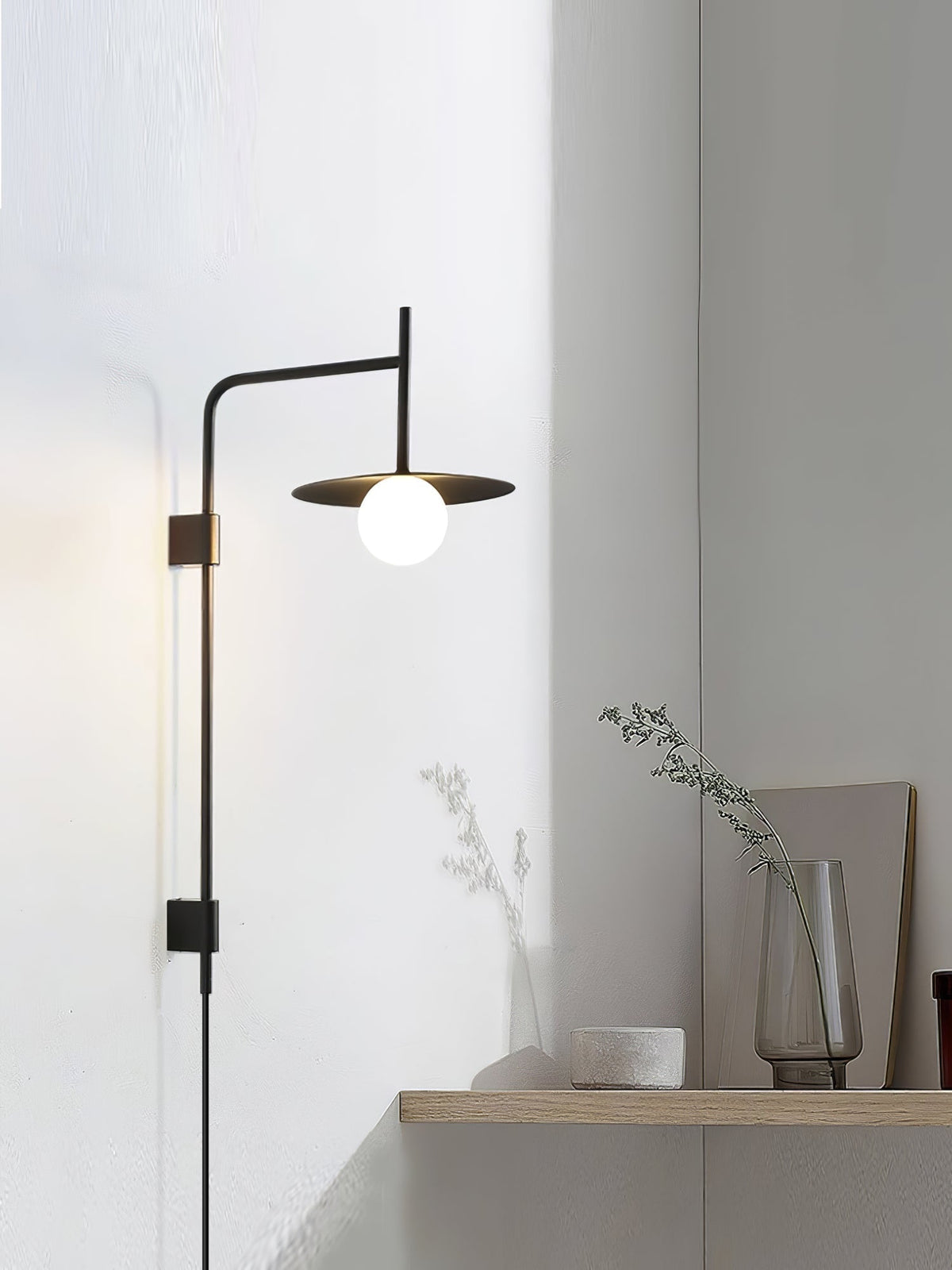 Gea Swing Arm Wall Lamp - view 12