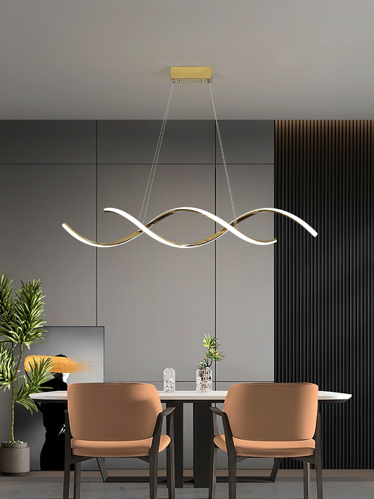Gentle Waves Pendant Light - view 7