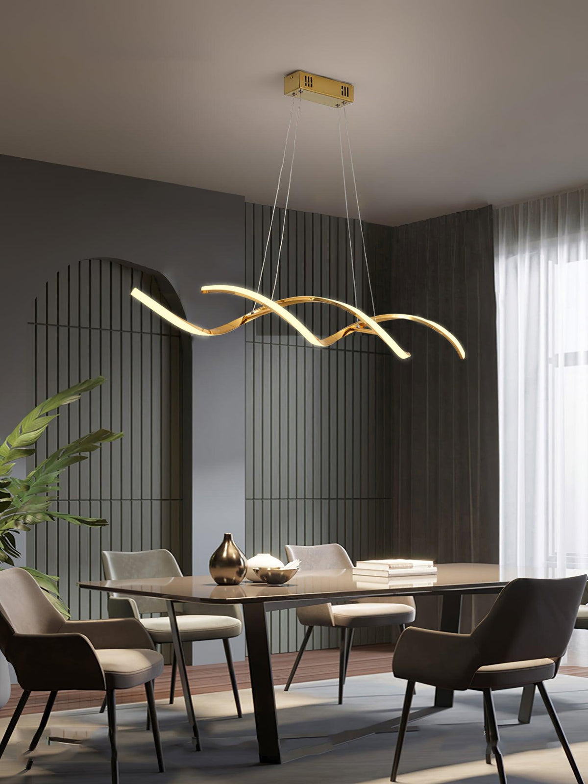 Gentle Waves Pendant Light - view 11
