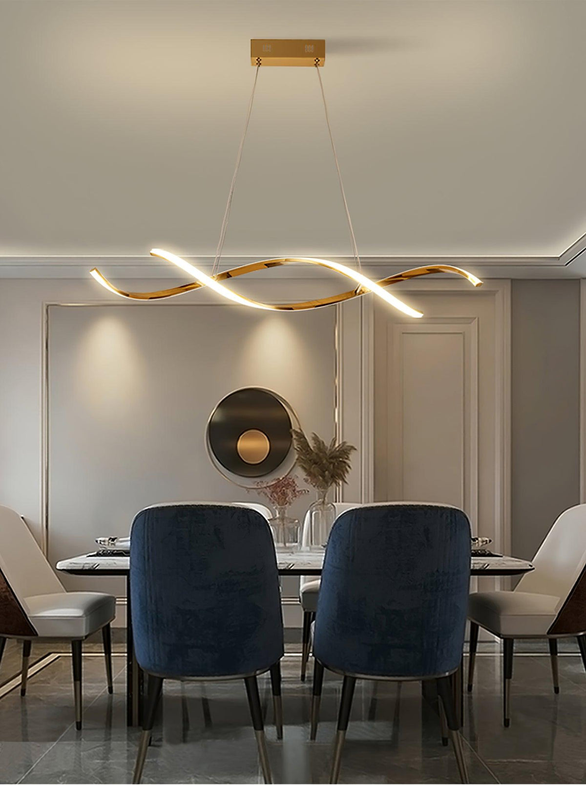 Gentle Waves Pendant Light - view 13