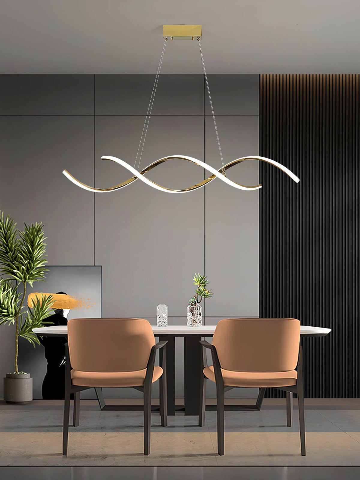 Gentle Waves Pendant Light - view 14