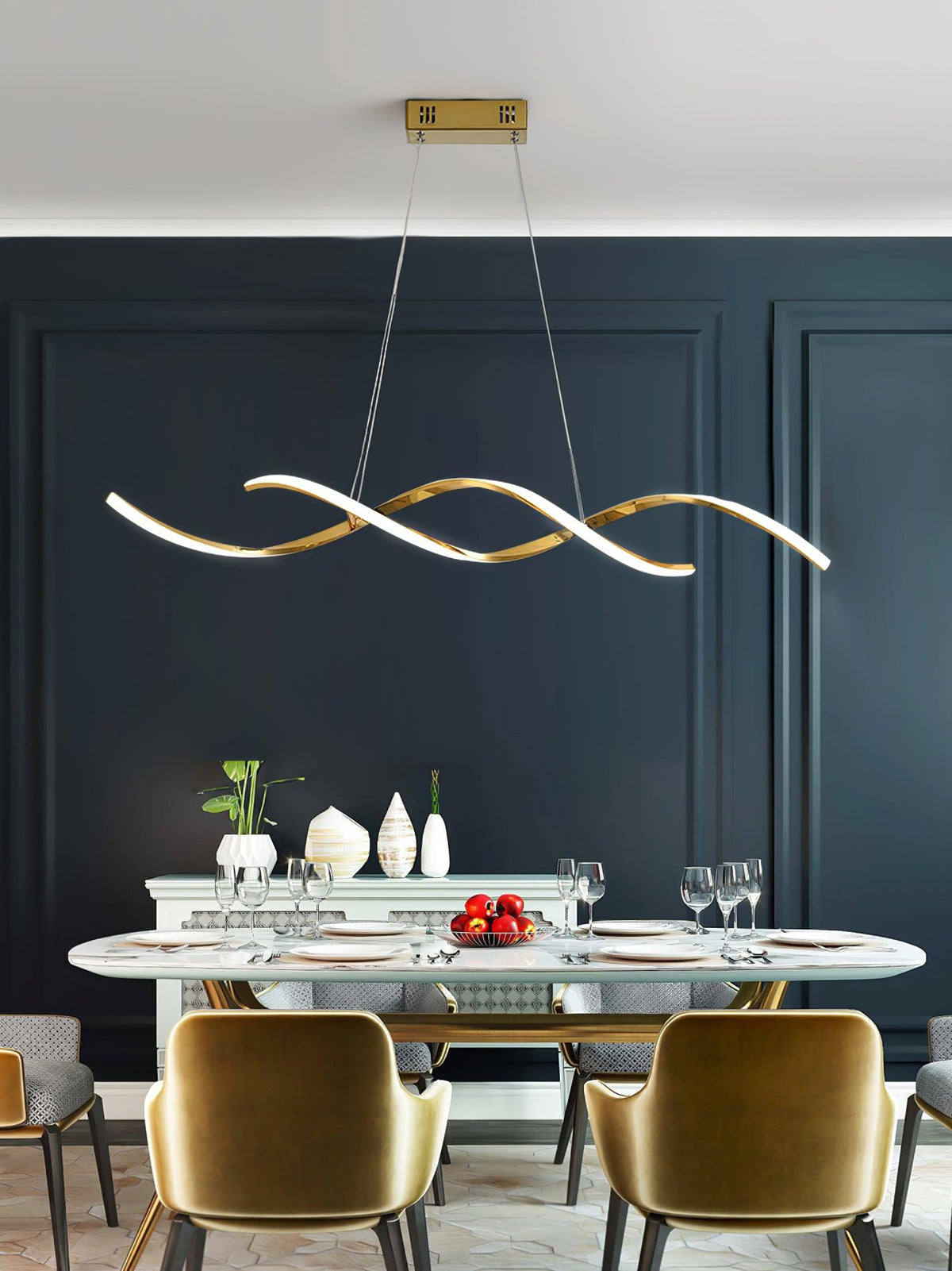 Gentle Waves Pendant Light - view 15