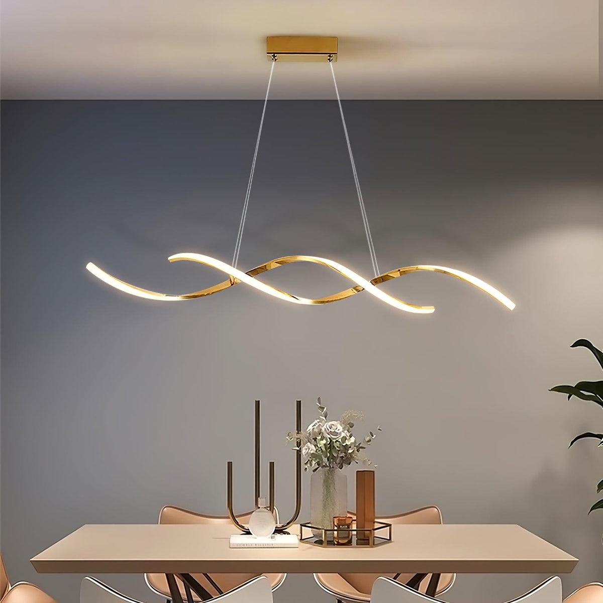 Gentle Waves Pendant Light - view 2