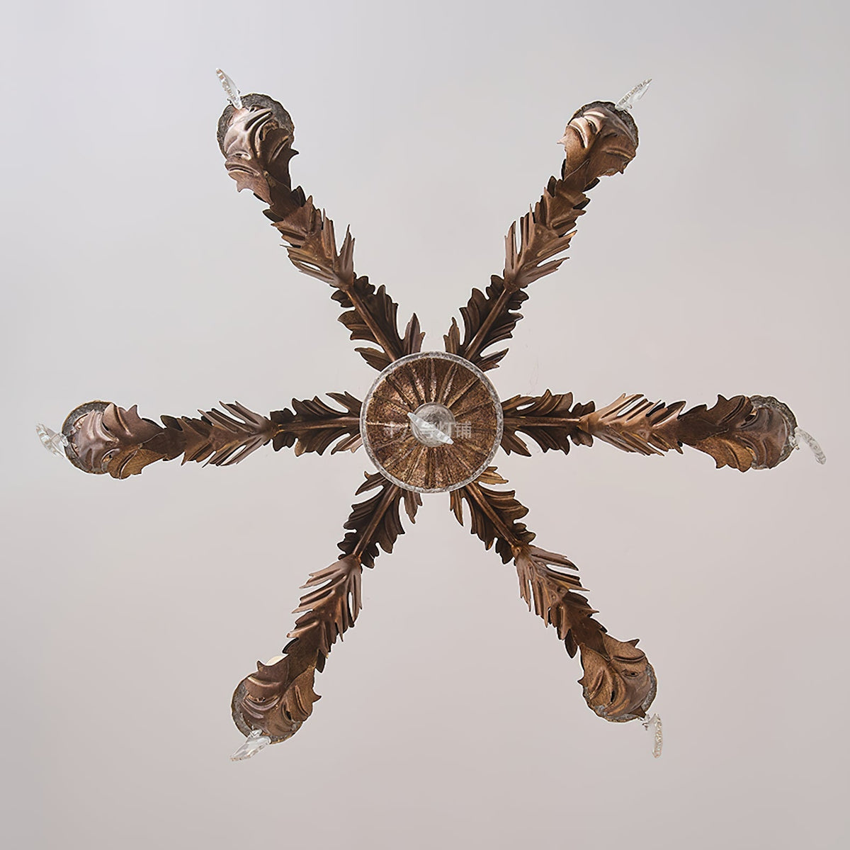 Giltwood Wood Chandelier - view 14