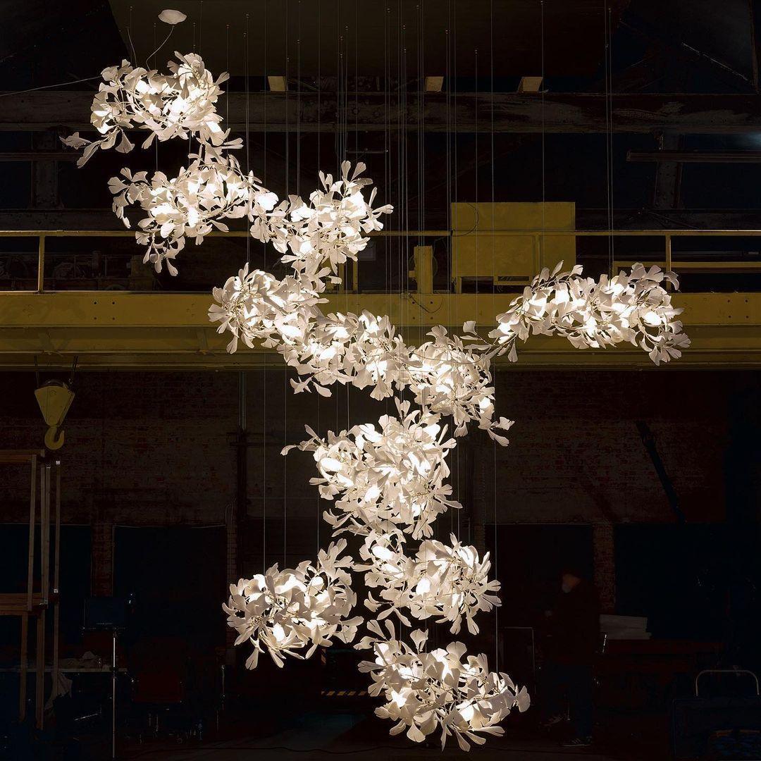 Gingko Combination Chandelier - view 4