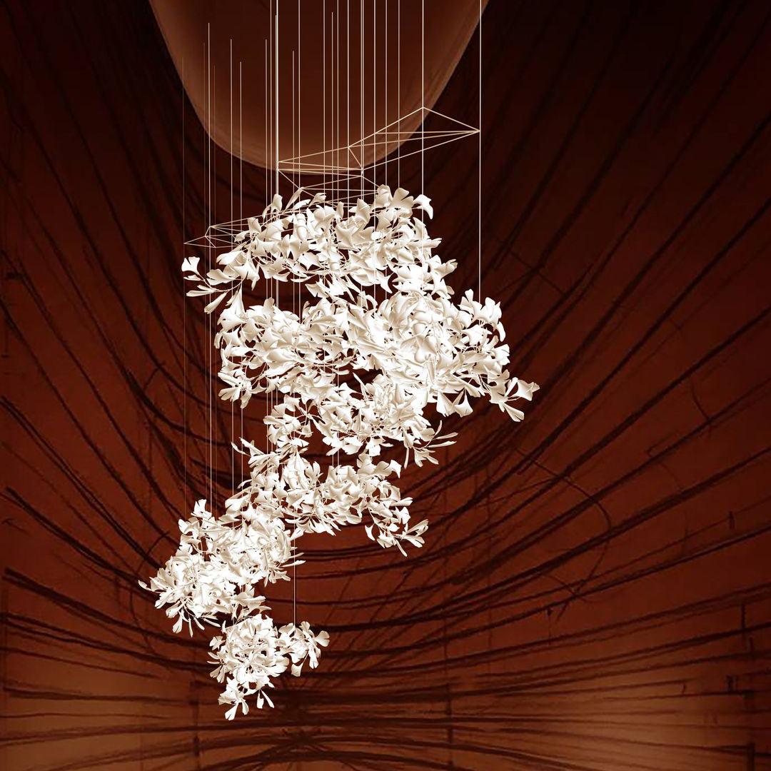 Gingko Combination Chandelier - view 7