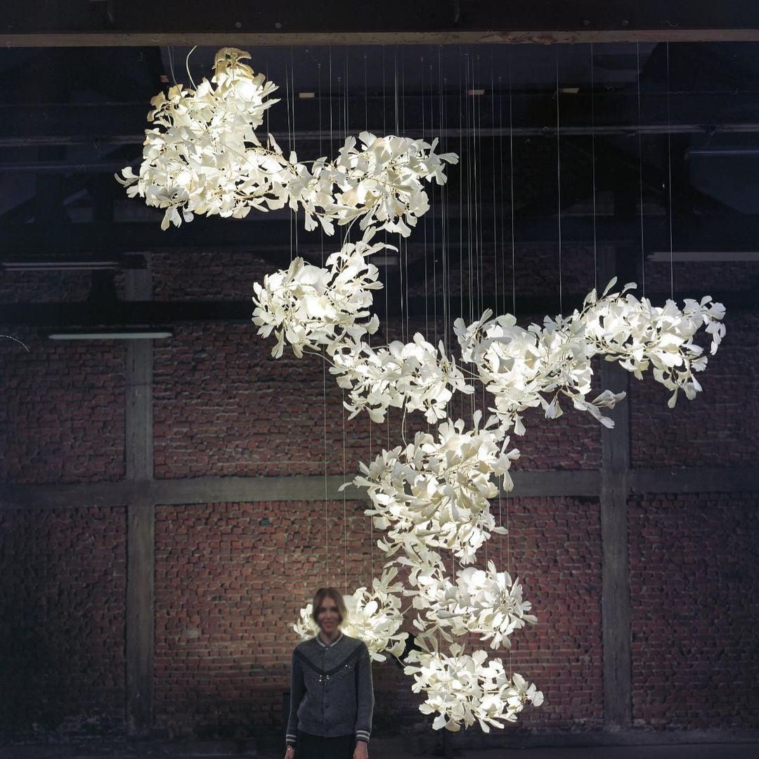 Gingko Combination Chandelier - view 3