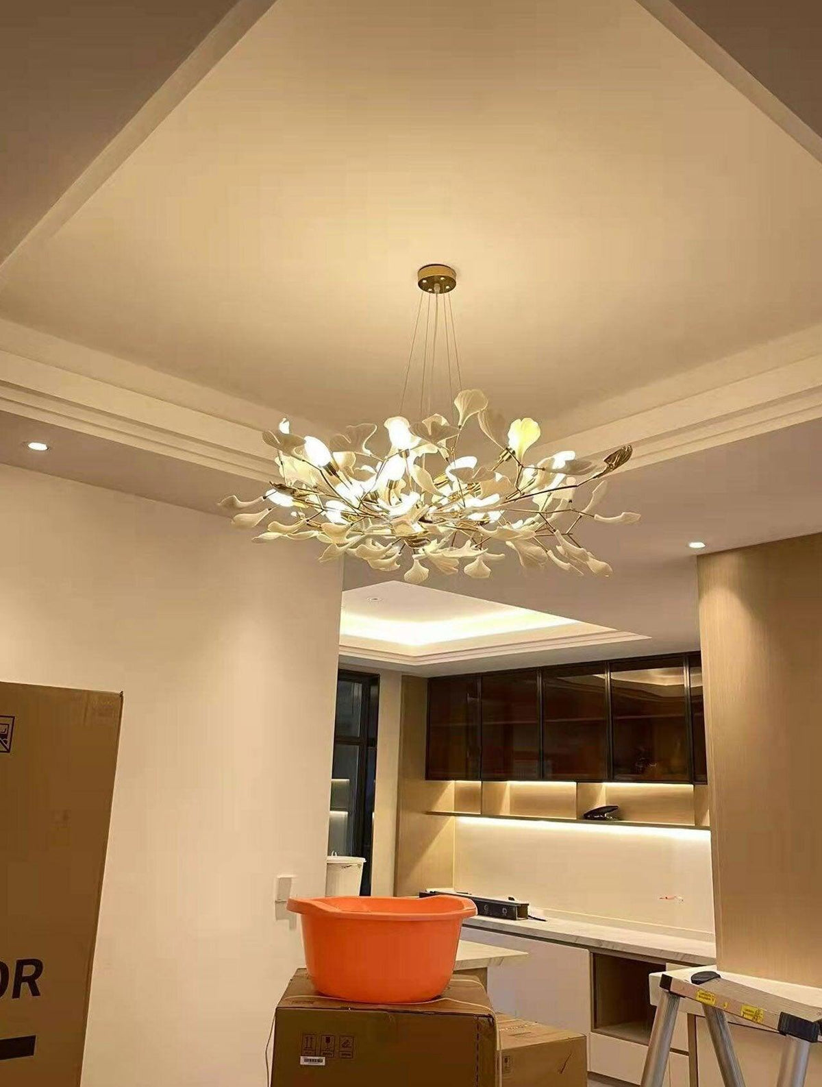 Gingko Chandelier B