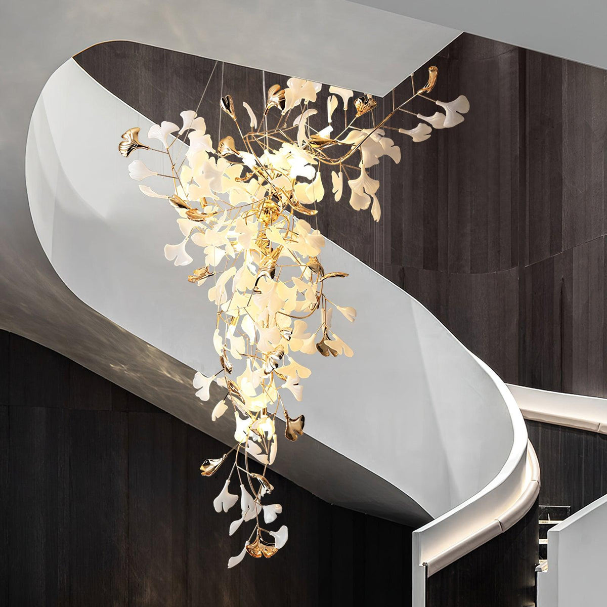 Ginkgo Tip Tlying Chandelier - view 4