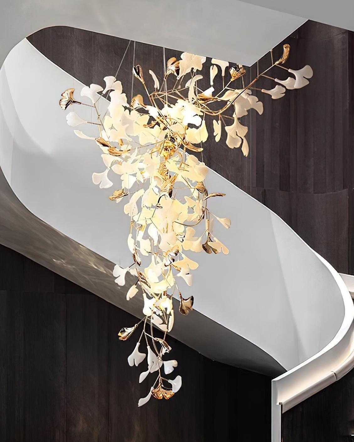 Ginkgo Tip Tlying Chandelier - view 6
