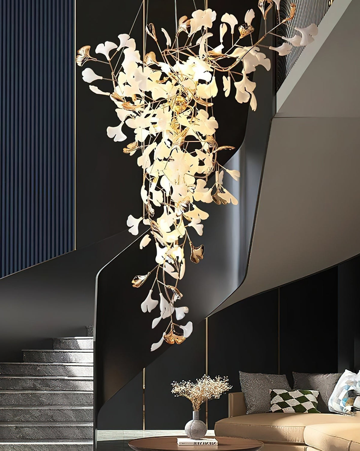 Ginkgo Tip Tlying Chandelier - view 8