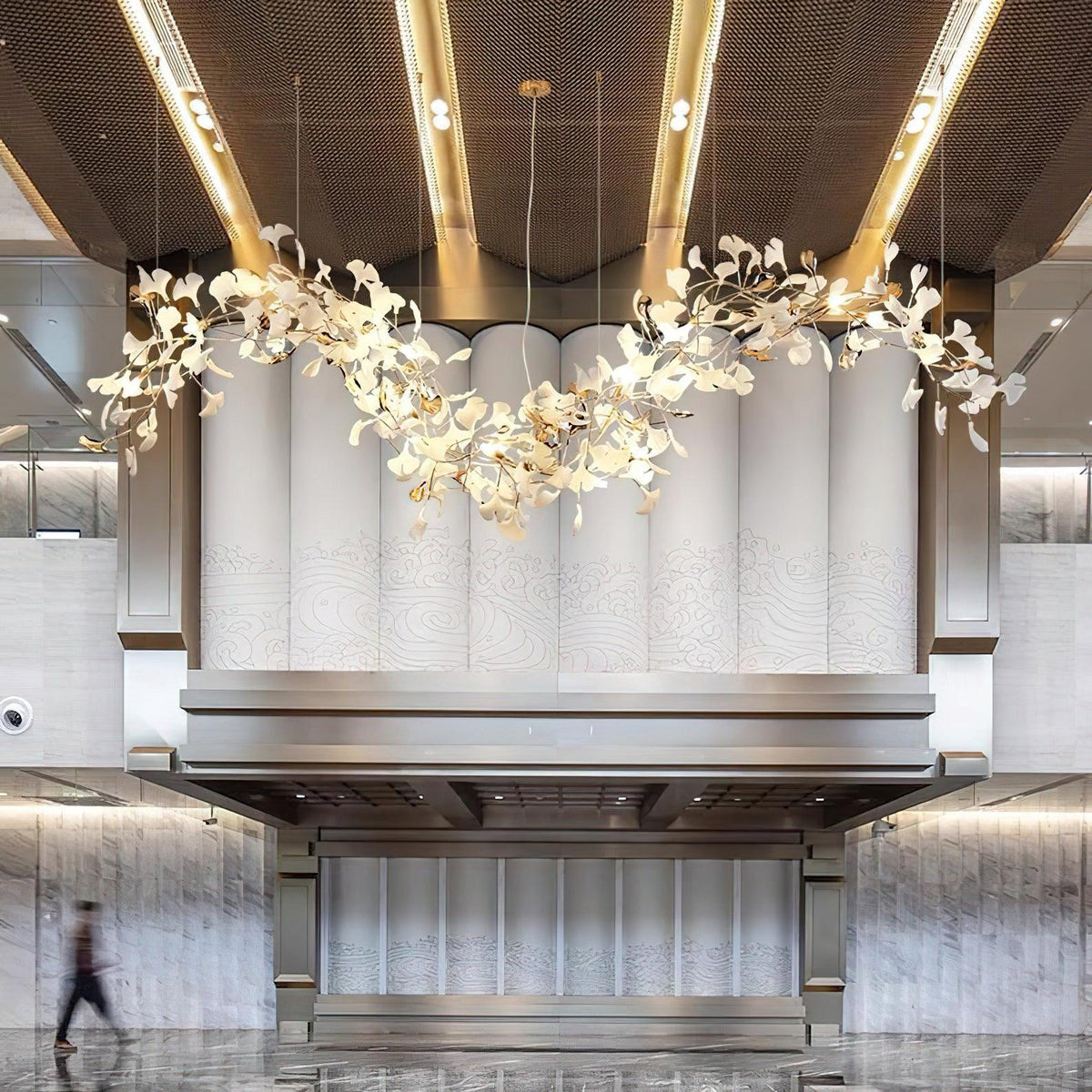 Ginkgo Tip Tlying Chandelier - view 3