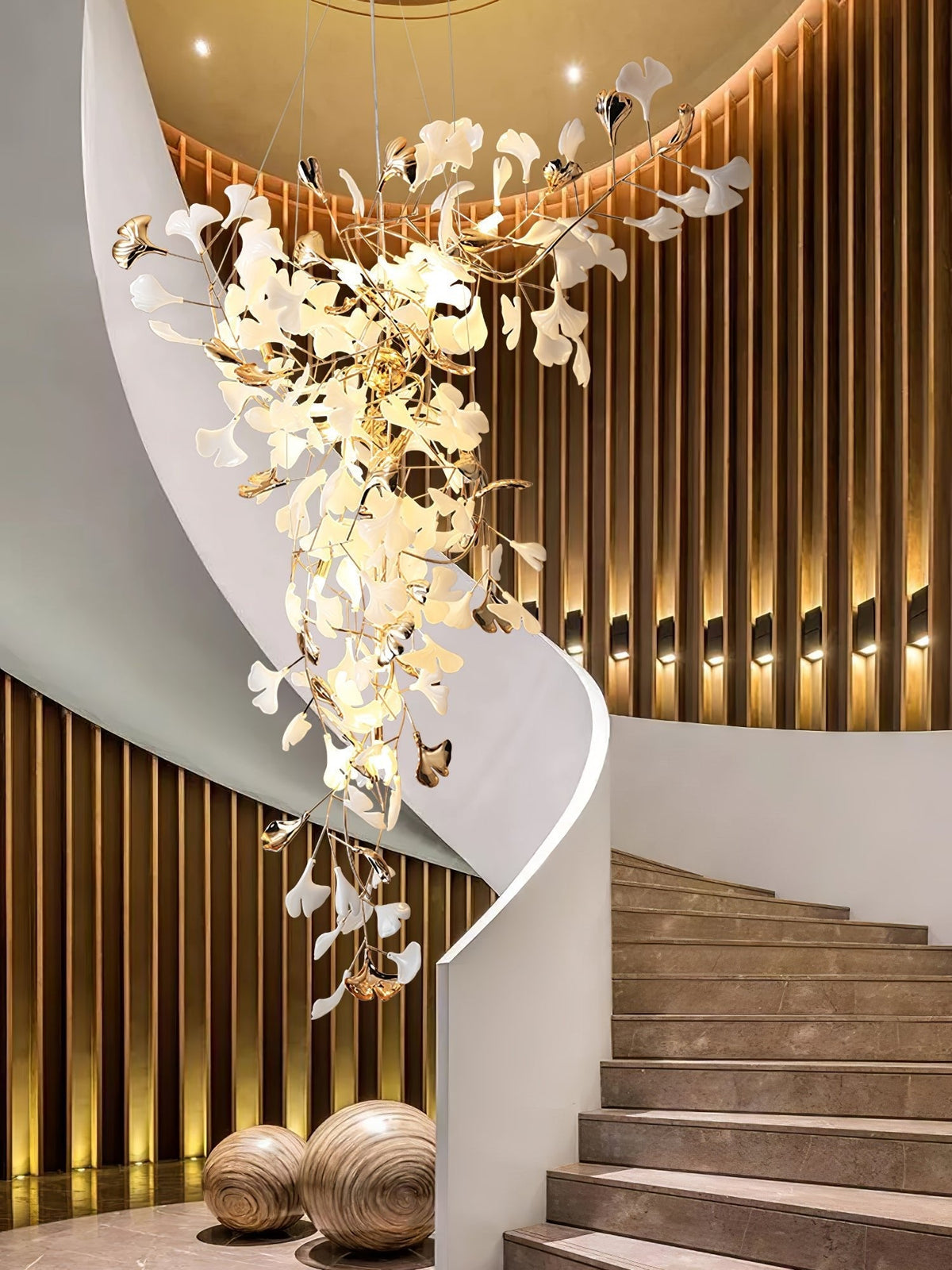 Ginkgo Tip Tlying Chandelier - view 24