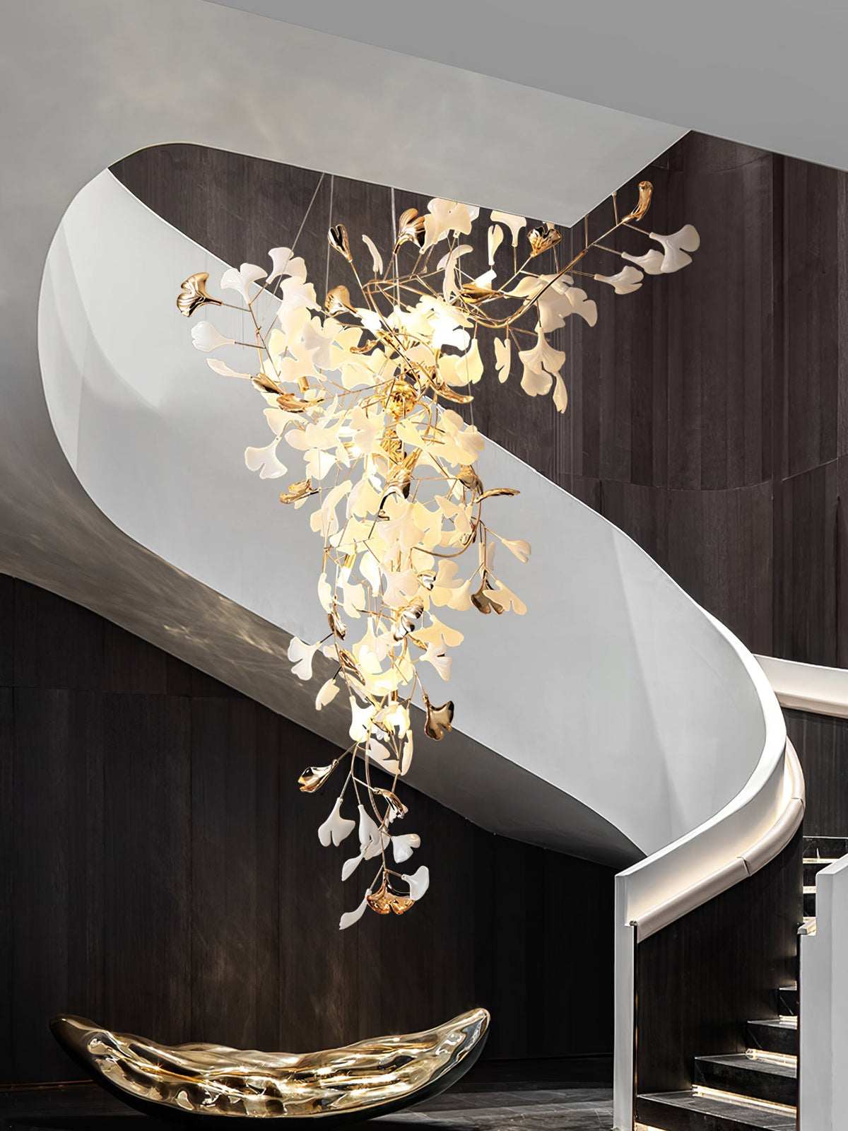 Ginkgo Tip Tlying Chandelier - view 25