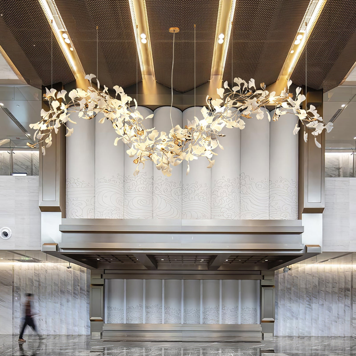 Ginkgo Tip Tlying Chandelier - view 16