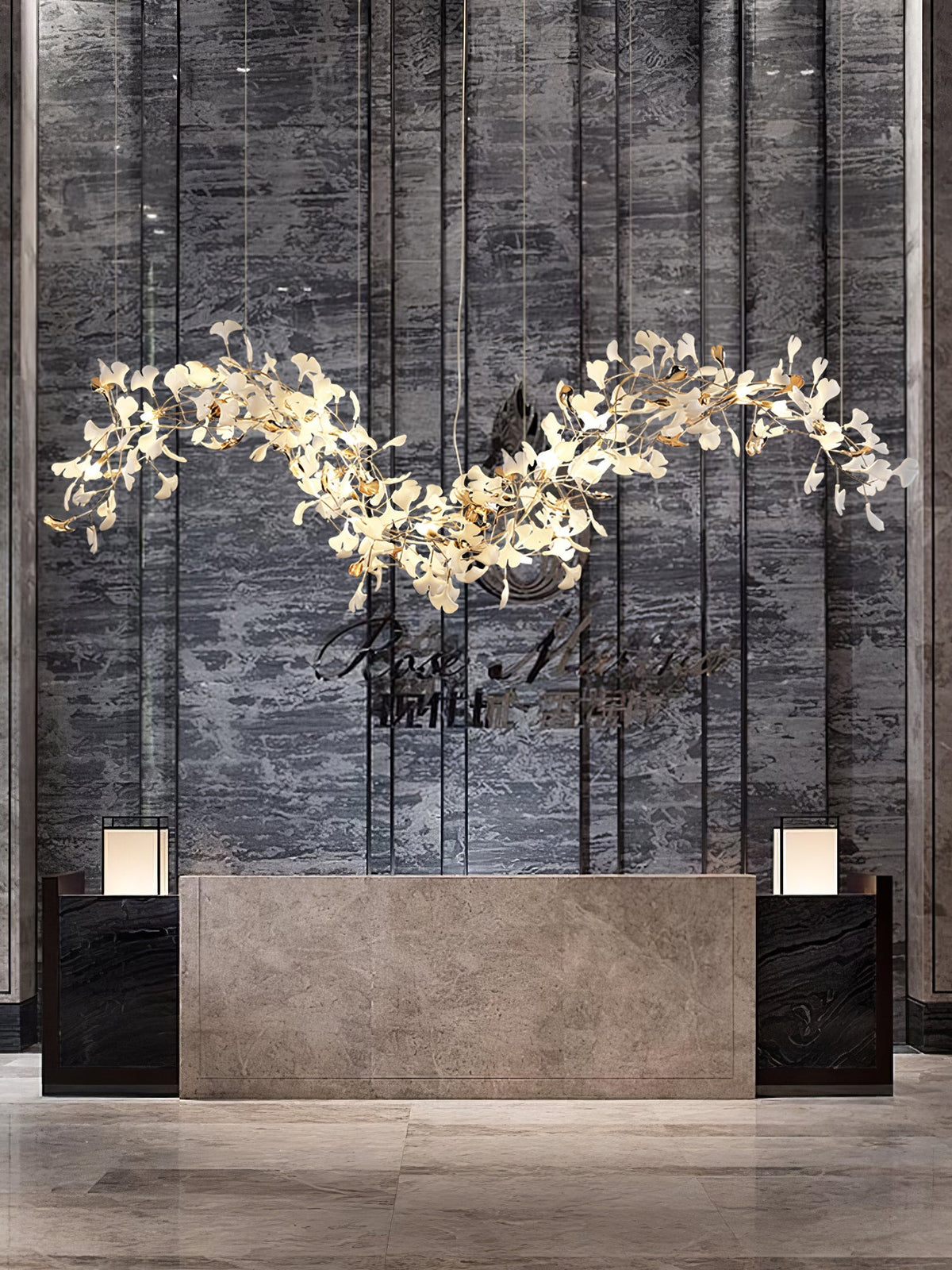 Ginkgo Tip Tlying Chandelier - view 17