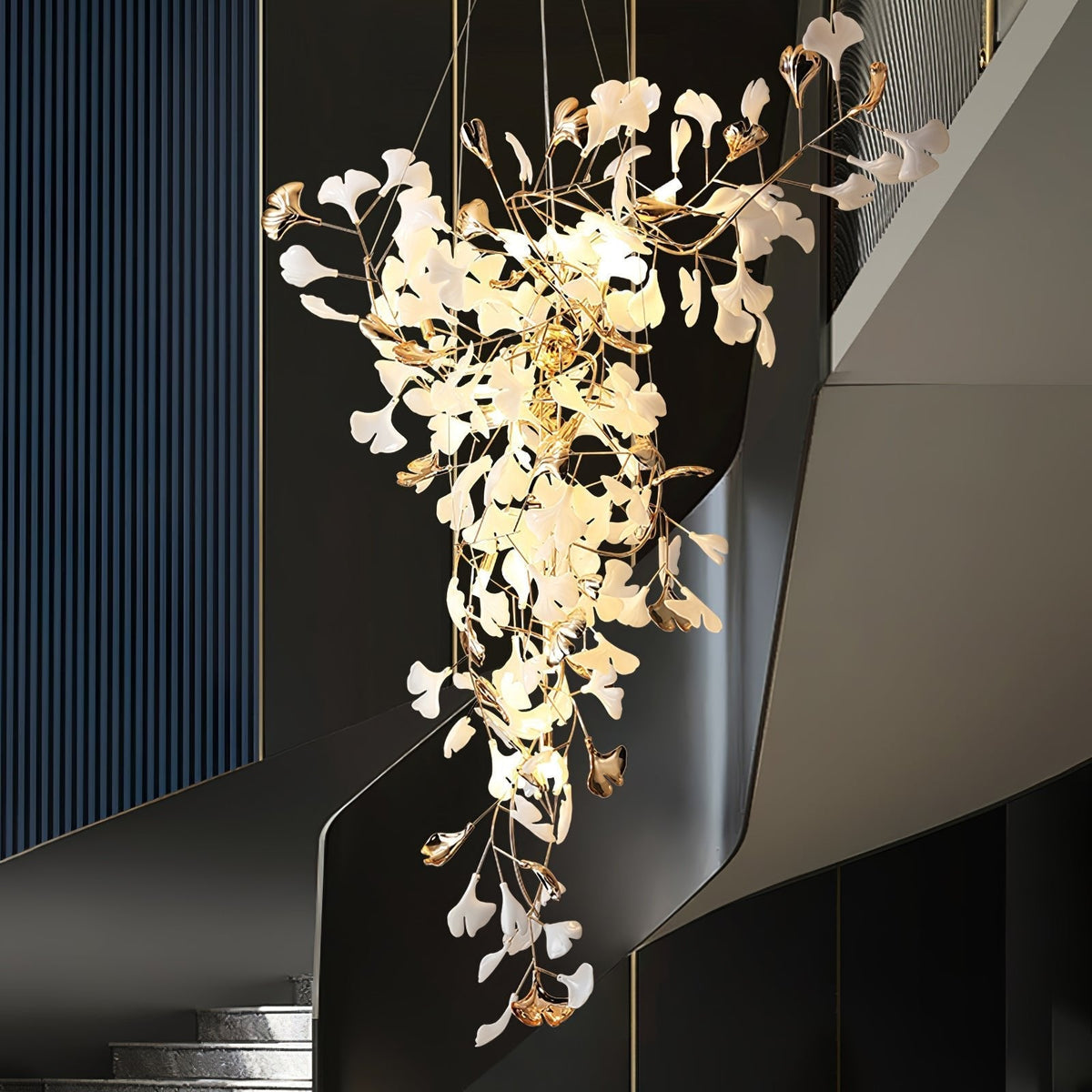 Ginkgo Tip Tlying Chandelier - view 19