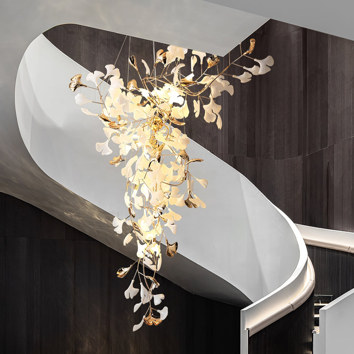 Ginkgo Tip Tlying Chandelier - view 21