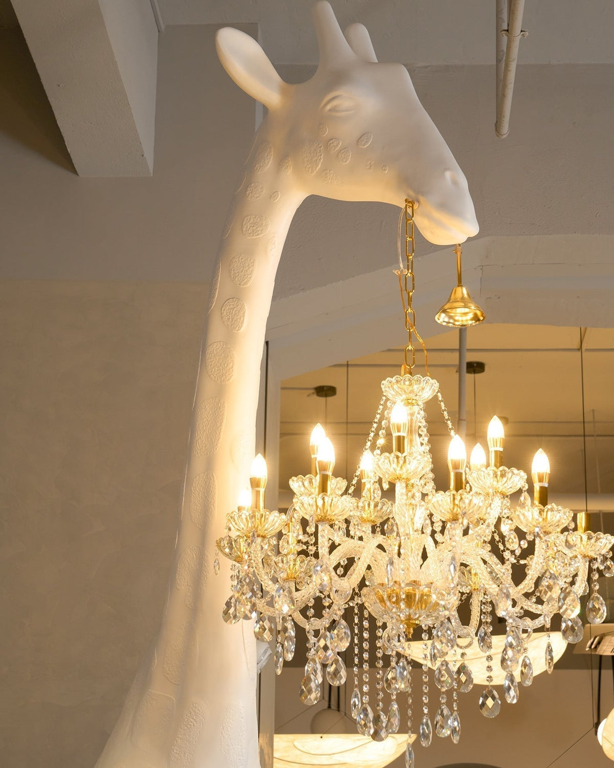 Giraffe Sculpture Floor Lamp