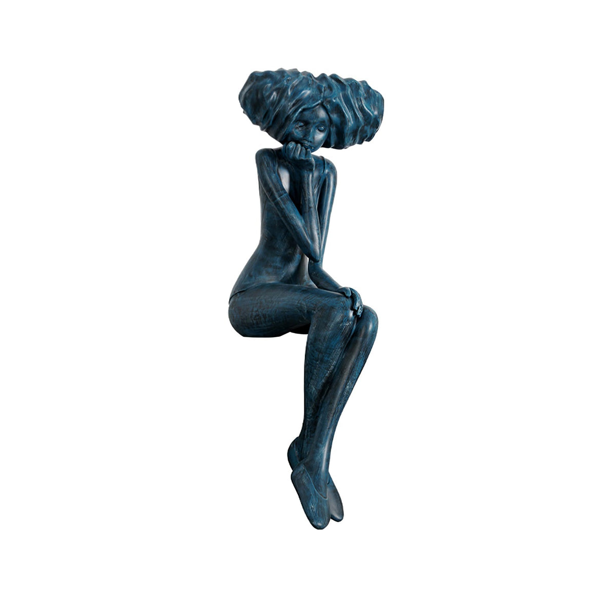 Girl Meditate Sculpture Ornaments - view 30