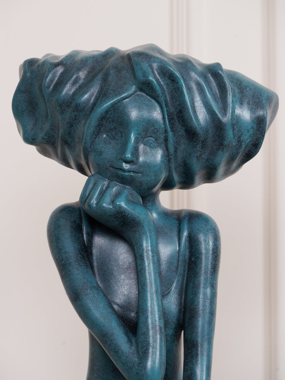 Girl Meditate Sculpture Ornaments - view 70