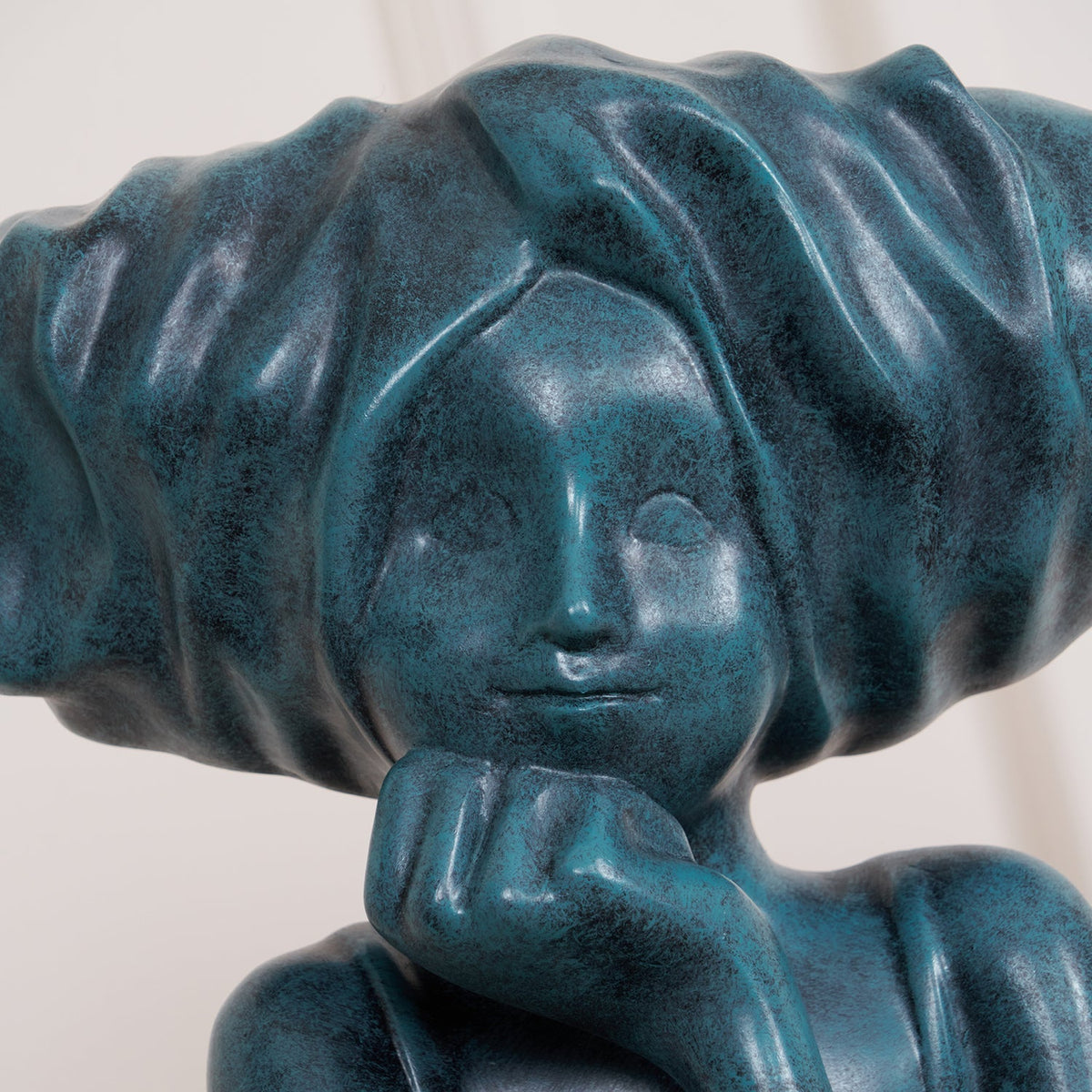 Girl Meditate Sculpture Ornaments - view 71