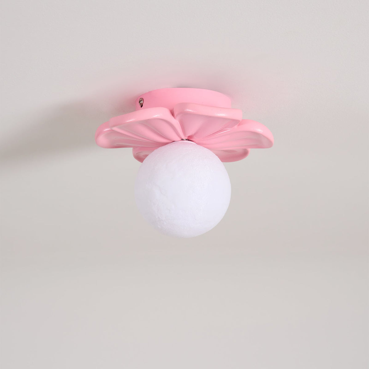 Cream Bloom Flower Ceiling Lamp