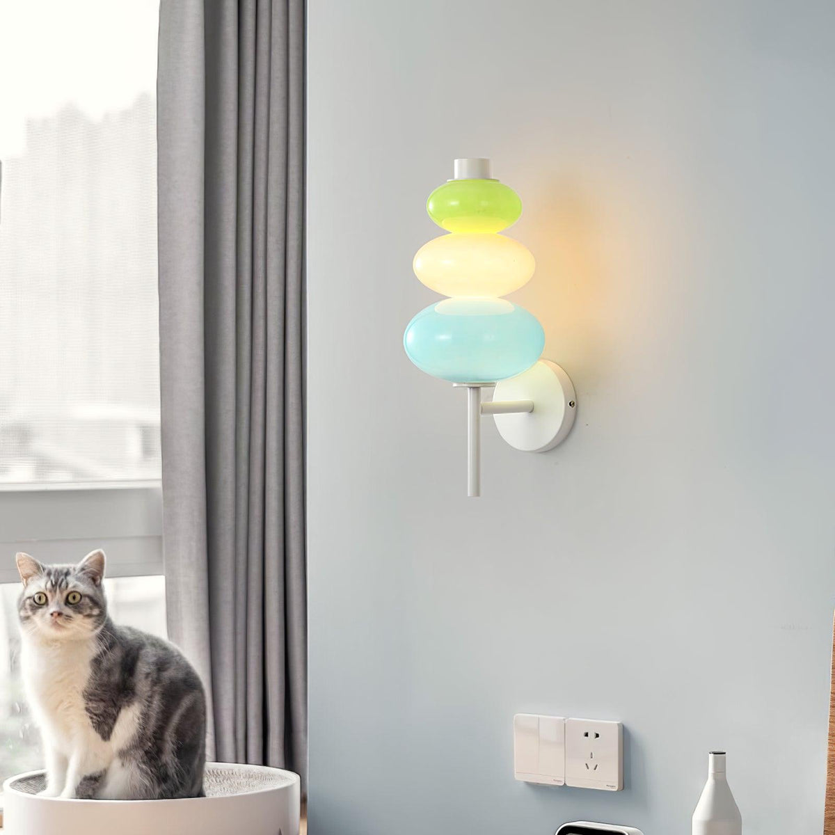 Glass Candy String Wall Lamp - view 3